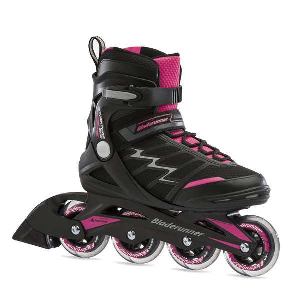 Bladerunner by Rollerblade Advantage Pro XT Women's Adult Fitness Inline Skate, Black and Pink, Inline Skates, 10