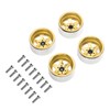 4PCS RC Car Wheel Hub Rim 2.2in Diameter Metal Easy