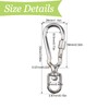 UFURMATE Swivel Clip, 2Pcs Stainless Steel Leash Swivel Snap Hooks