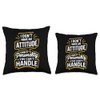Funny Sarcastic I Don'T Have An Attitude Problem Throw Pillow