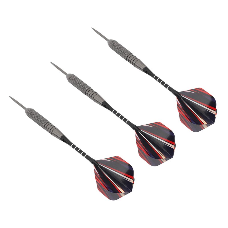 3PCS Metal Tip Darts Set for Dartboard Iron Aluminum Professional