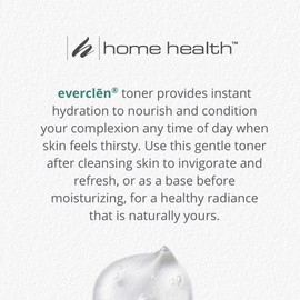 Home Health Everclen Facial Toner - 4 fl oz - Gentle Hydration Spray, Refreshing & Hydrating Spray, For Dry, Sensitive Skin - Non-GMO, Paraben-Free, Fragrance-Free, Vegan