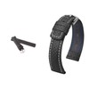 HIRSCH XL Men's Watch Strap Carbon Style Model Carbon, 20