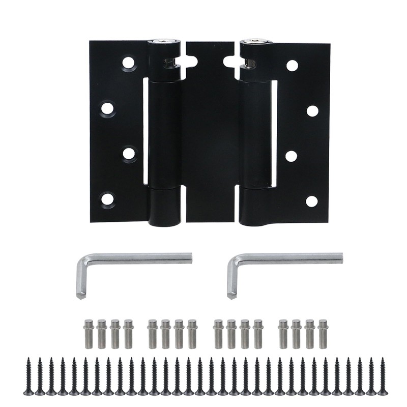 4 Inch Double Action Swinging Door Hinge, Two Way Opening