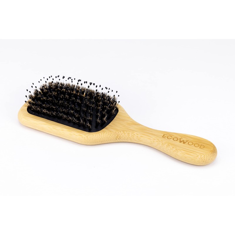 Ecowood Cepillo de Bambú para Todo Tipo de Cabello con