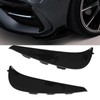 Gloss Black Front Bumper Fog Grille Ari Vent Cover Trims