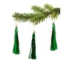 Lamettini Tinsel Pendant Christmas Tree Decoration Christmas Pendant (100, Green)