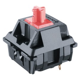 Cherry MX Key Switches for Mechanical Gaming Keyboards | Plate Mounted | MX3AL1NN (Cherry Silent Red, 120 Pcs)