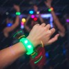 6 Pulsera Luz Led Luminosa Verde Boda Fiesta Evento Conciert