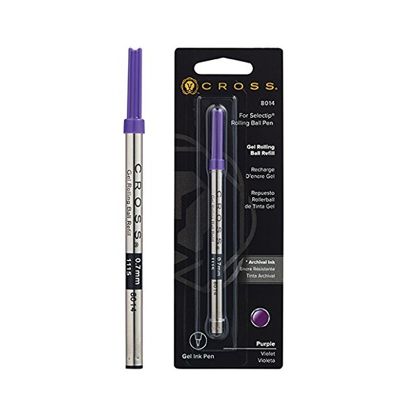 Cross Selectip Gel Rollerball Pen Refill - Purple - Single Pack