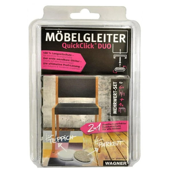 Wagner QuickClick 'Dining Set Duo/1 Table, 6 Chairs/28 + 28