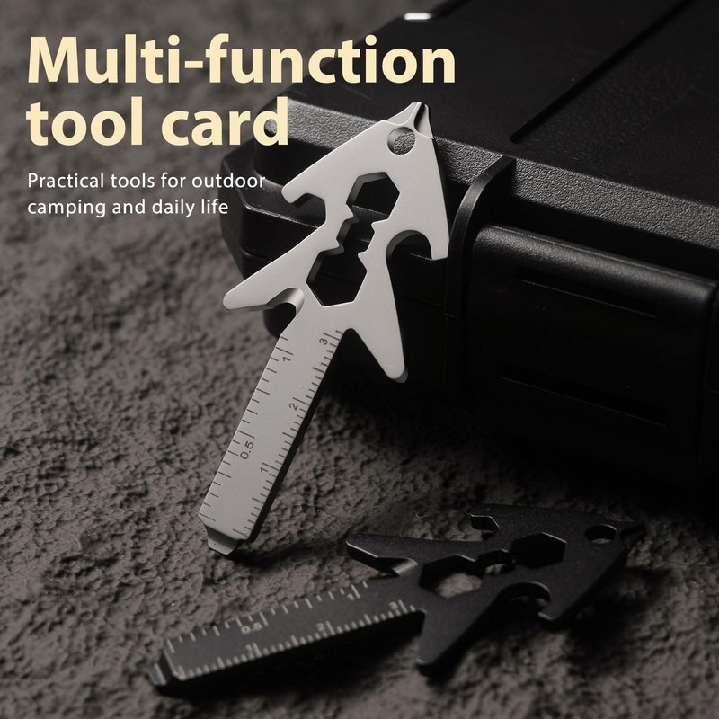 Eikovia 10 In 1 Bottle Opener Keychain,Keychains Multitool, Keychain Bottle