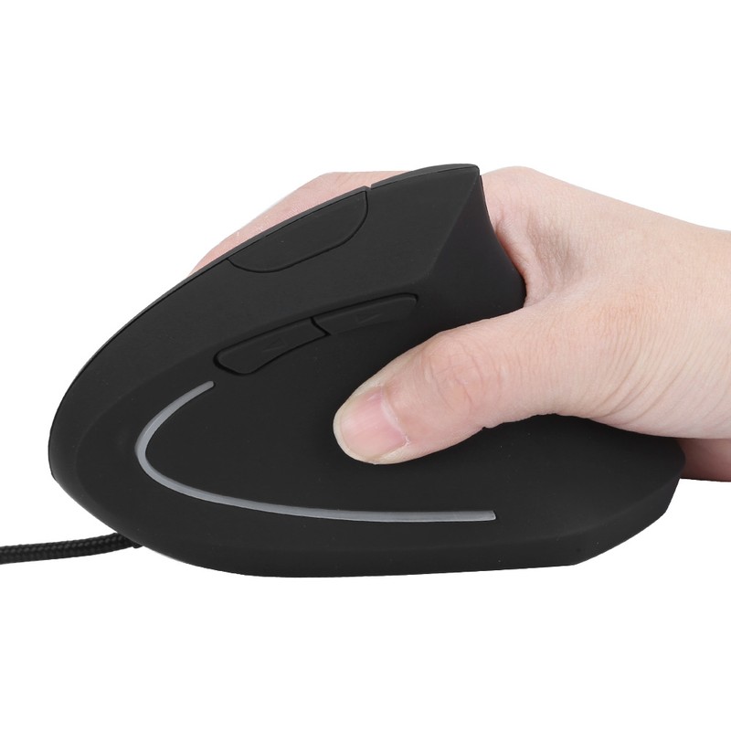 Vertical Mouse Colorful Ergonomic Rechargeable USB Receiver ABS Office Wired