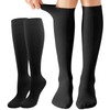 2 Paia Calze Compressione Graduata Donna e Uomo, Calze Elastiche