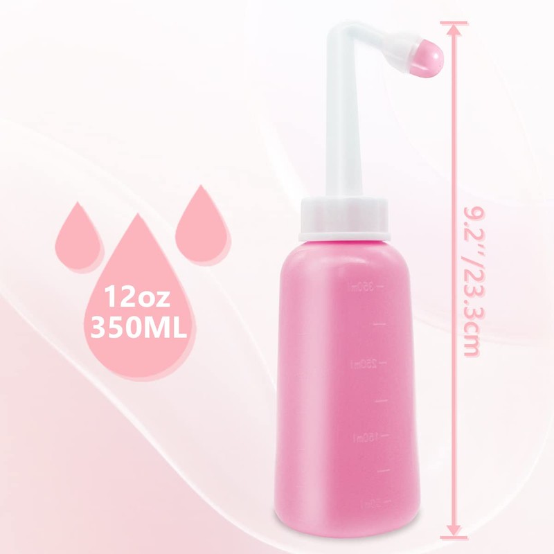 Peri Bottle for Postpartum Care,12 OZ Perineal Bottle Postpartum Essentials