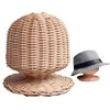 IMPACT Online Hat Stand Rattan Mannequin Head Hat Hanging Rest