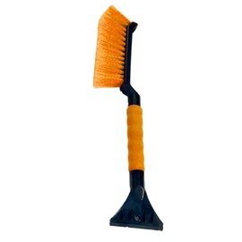 Double Head Car Snow Removal Shovel 2 in 1 Ice Scraper Snow Brush For Car Windshield Telescopic Extra-long Snow Shovel