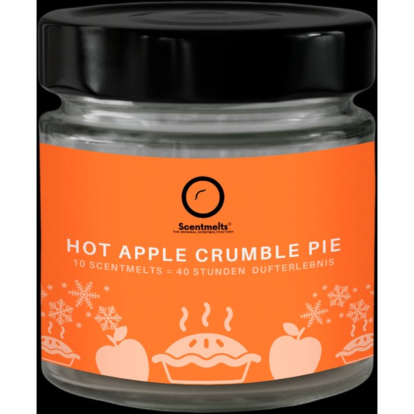 Scentmelts Hot Apple Crumble Pie Scented Wax , 10 Pcs