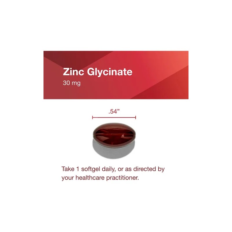 Protocol Zinc Glicinato 30 Mg Albion Traacs 120softgels
