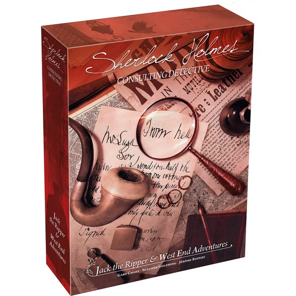 Sherlock Holmes Consulting Detective - Jack the Ripper & West End Adventures Board Game - Captivating Mystery Game for Kids and Adults, Ages 14+, 1-8 Players, 90 Minute Playtime, Made by Space Cowboys