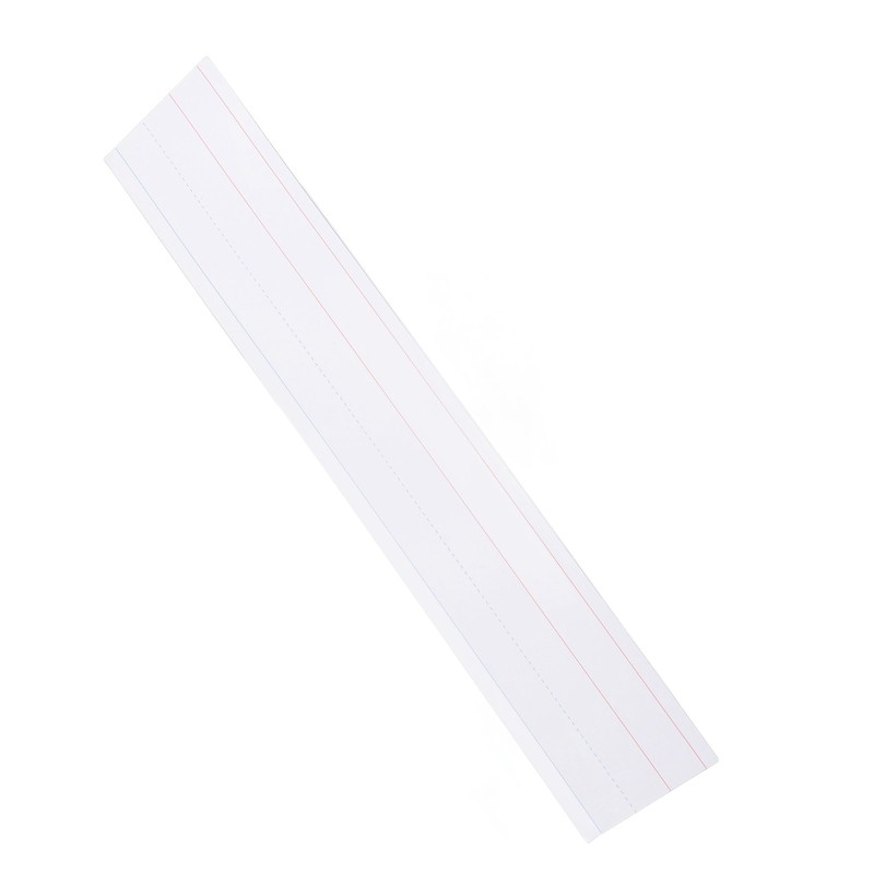 50pcs Dry Erase Sentence Strips Reusable White Lined Writing Sentence