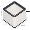 Hands-Free 2D QR Desktop Barcode Scanner, Omnidirectional Automatic Barcode Reader