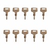 10 Pcs Ignition Switch Excavator H806 17001-00019 Keys for Takeuchi