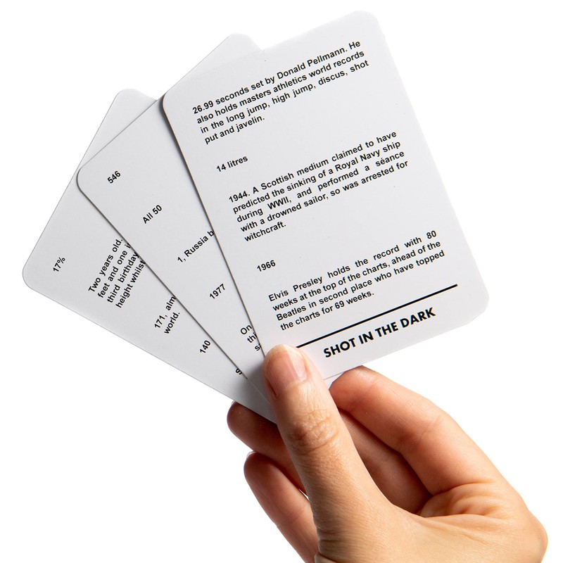 Shot in the Dark & Without a Doubt Quiz Game