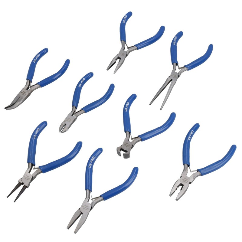 Mini Plier Set Craft Jewellery Making Cutters Long Nose Circlips