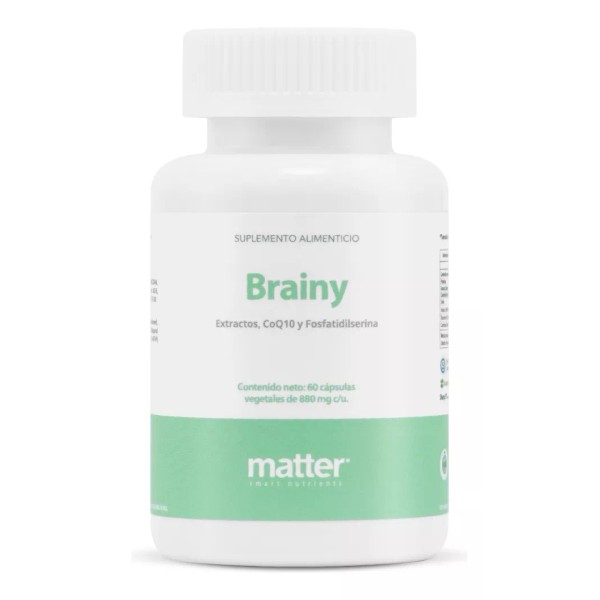 Matter Smart Nutrients Extractos Herbales Fosfatidilserina Coq10, Brainy, Matter
