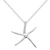 MATERIA by Matthias Wagner Starfish Pendant 925 Silver Women's Necklace