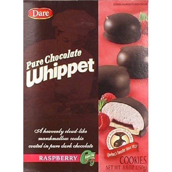 Dare Cookie Whippet Raspberry, 8.8 oz (Pack of 4)