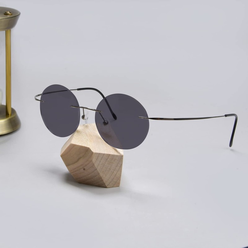 Eyekepper Gafas de Lectura Titanias Redondas sin Montura Lectores Lente