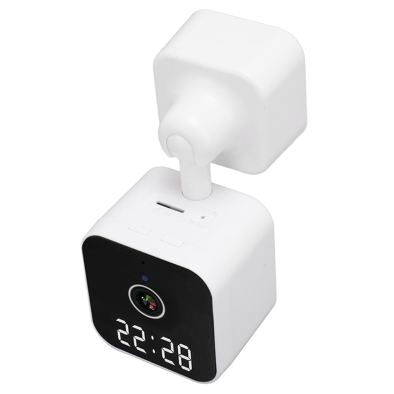 Indoor Security Camera with Clock 2.4G WiFi Wireless HD 3MP