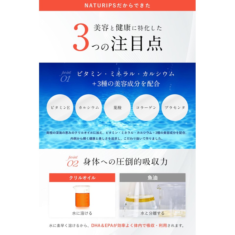 クリルオイル 30000mg配合オメガ３【管理栄養士監修】美容成分配合のクリルオイル1日4粒推奨ｘ1粒250mg配合ｘ30日～60日分120粒入