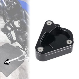 Xitomer Motorcycle Side Stand Enlarger Fit for Tiger 900 Tiger 900 GT Tiger 900 GT Pro 2025 2024 2023 2022 2021 2020, Tiger 850 Sport 2021-2025 Kickstand Shoes Extension Enlarger plate Kickstand