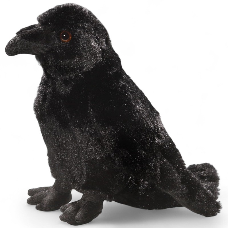 Carl Dick Raven, Crow, Approx. 23 cm, Plush Toy, Stuffed