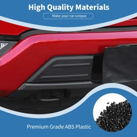 PDKLIN for F150 Front Bumper Guard Pad Cap Inserts Trim Cover for F150 2021 2022 2023 2024 up Black Exterior Accessories 2pcs