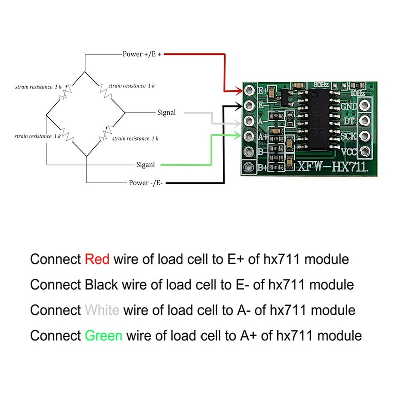 2PCS Mini HX711 Weight Precision AD Amplifier Breakout Module Pressure