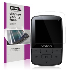 dipos I 4x Clear Screen Protectors for YOTON YM03 MP3 Player, Ultra Thin, Case-Friendly, Fingerprint Compatible