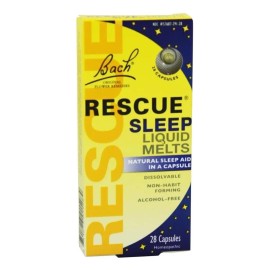 Nelsons Bach Rescue Sleep Liquid Melts Cápsulas Naranja Vainilla