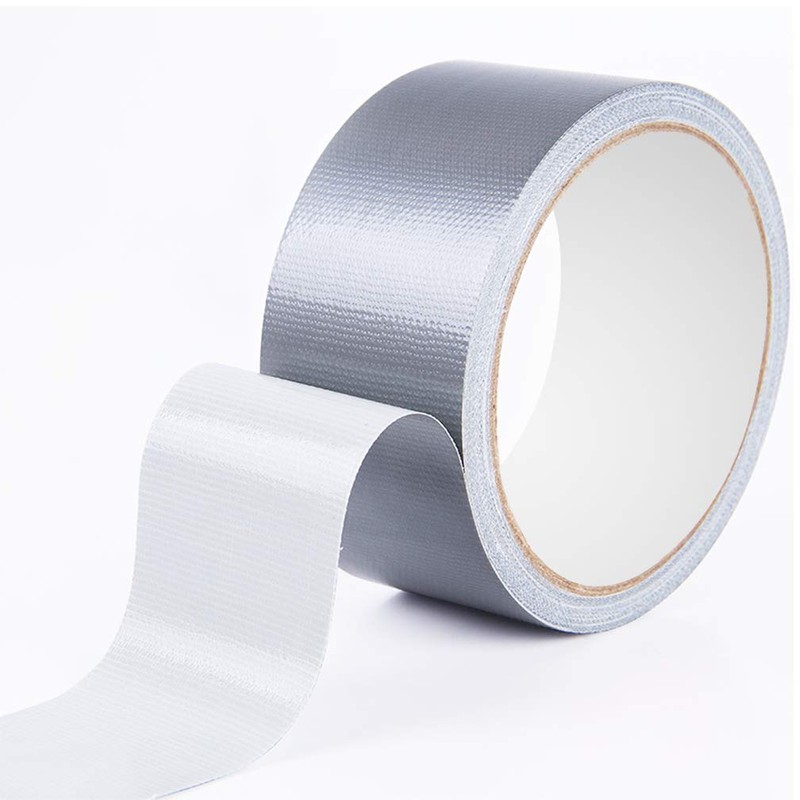 2 Rolls Strong Heavy Duty Silver Duct Tape 48mm x