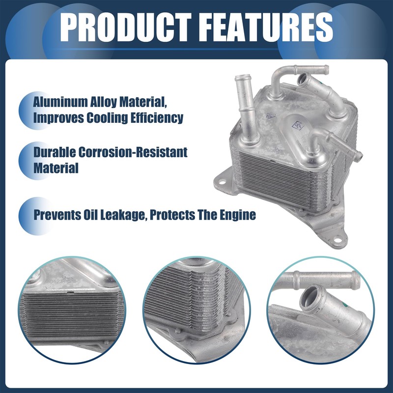 INFINAUTO Engine Oil Cooler, Transmission Oil Cooler No.2920A400 for Mitsubishi