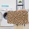 Jbofyee Leopard Print 3 Piece Bathroom Rugs Set, Bath Mat