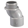 Meter Offset, 1-1/4 In., PVC, 4-1/4 In. L