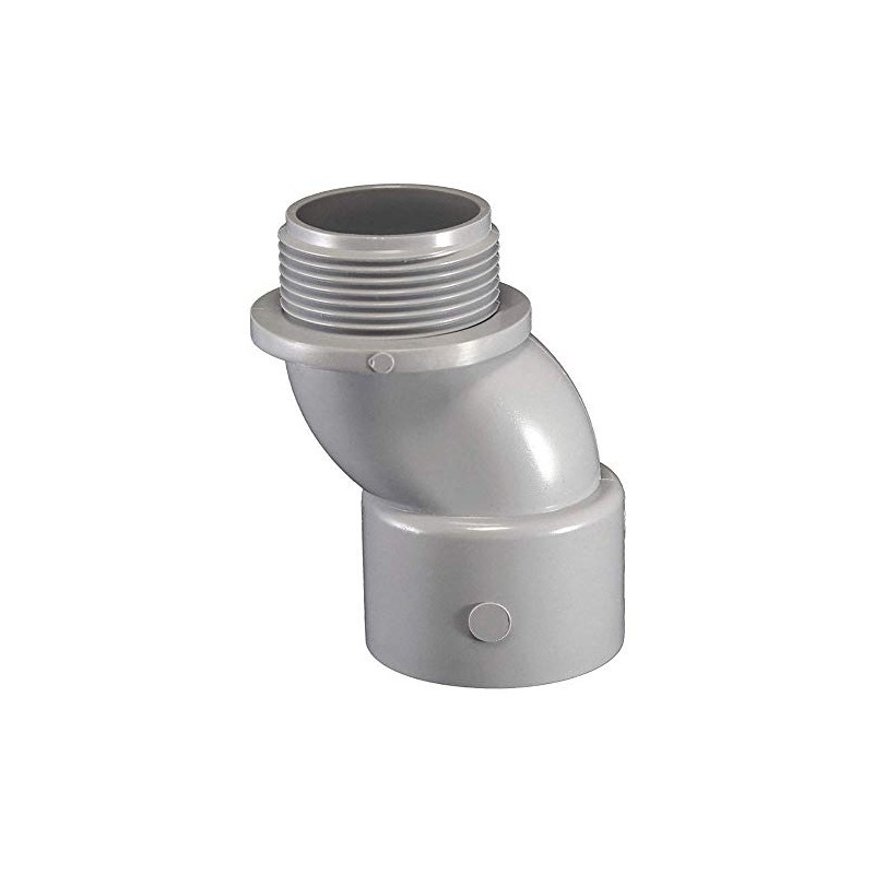 Meter Offset, 1-1/4 In., PVC, 4-1/4 In. L