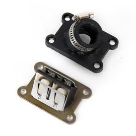 Rubber Intake Pipe Manifold Boot Reed Valve For 2002-2008 Water-cooled ktm 50 SX Pro Senior SX 50 50SX LC