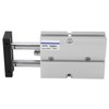 Air Cylinder Pneumatic 2 Piston Rod 2 Shaft Double Action