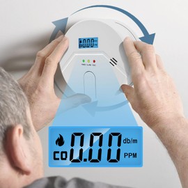 3 Packs, Smoke and CO Alarm,Smoke and Carbon Monoxide Detector,2 in 1,Smoke Detector Carbon Monoxide Detector Combo,85 db Alarm,Wireless