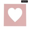 4x5 Mat For 7x7 Frame - Precut Pink Heart Shaped